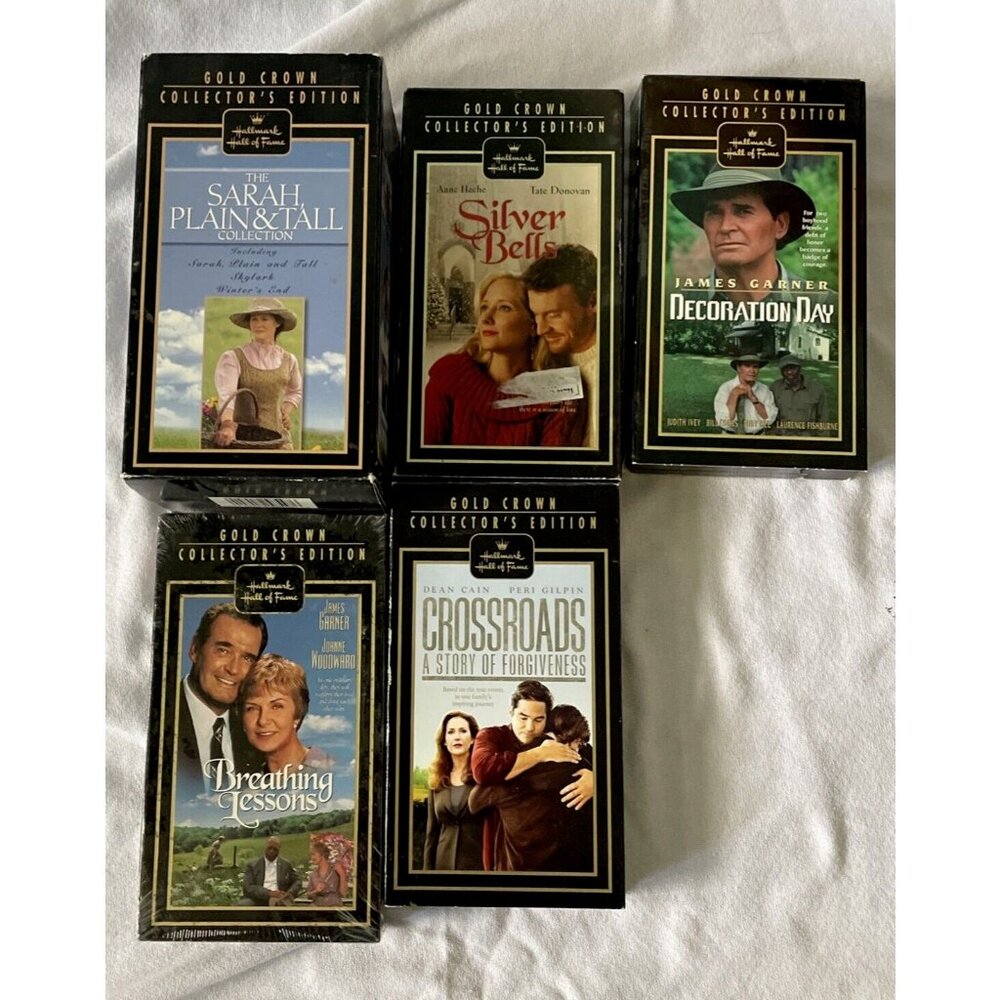 Sarah Plain and Tall Hallmark Gold Crown Collectors Edition VHS Set